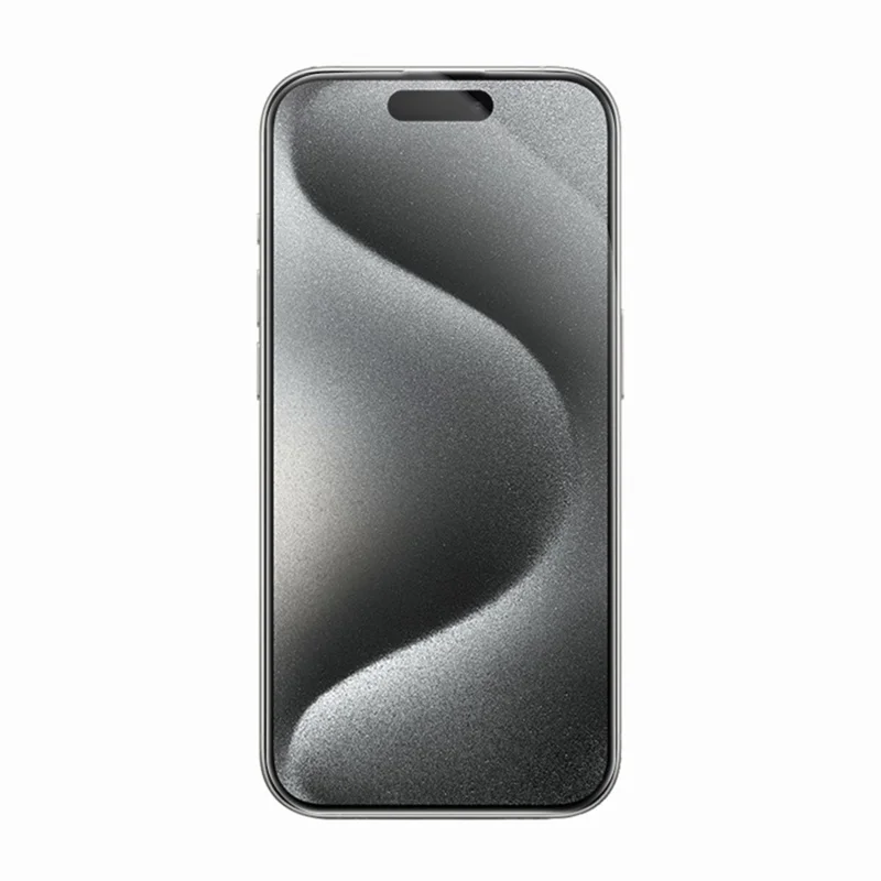 RURIHAI For iPhone 15 Pro Full Screen Protector AR Anti-Reflective HD Clear Tempered Glass Flim - Transparent