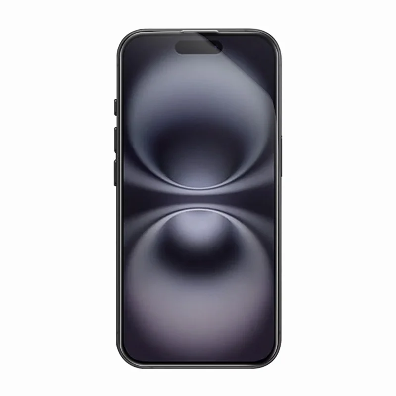 RURIHAI For iPhone 15  /  16 Full Screen Protector AR Anti-Reflective HD Clear Tempered Glass Flim - Transparent