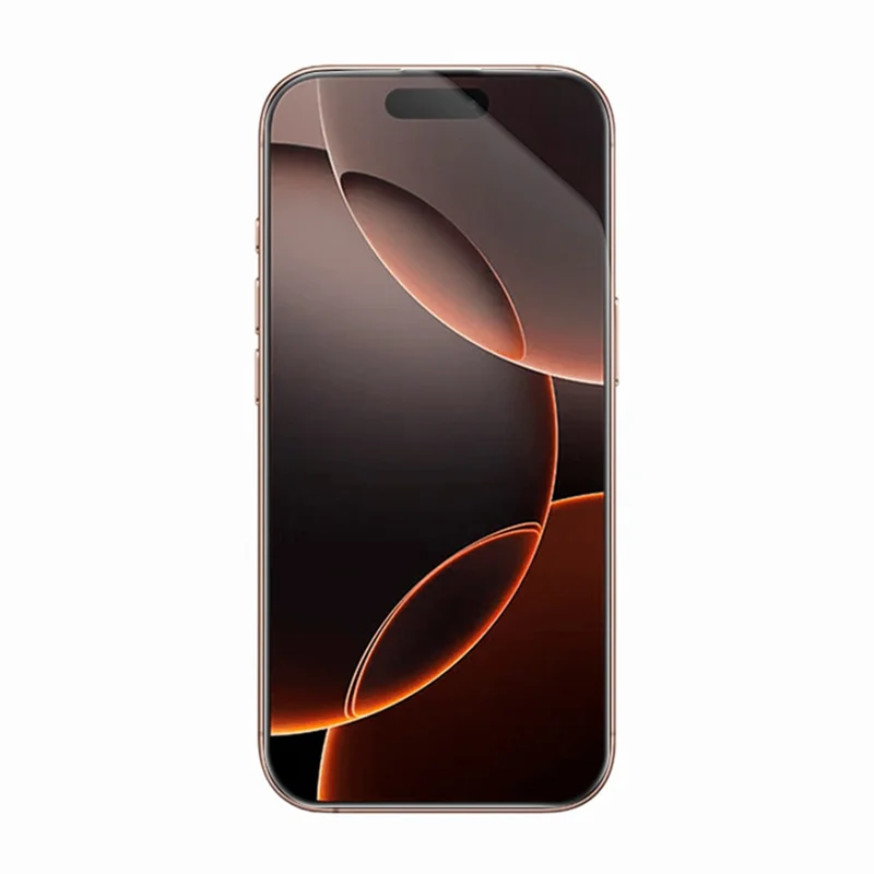 RURIHAI For iPhone 16 Pro Max Full Screen Protector AR Anti-Reflective HD Clear Tempered Glass Flim - Transparent