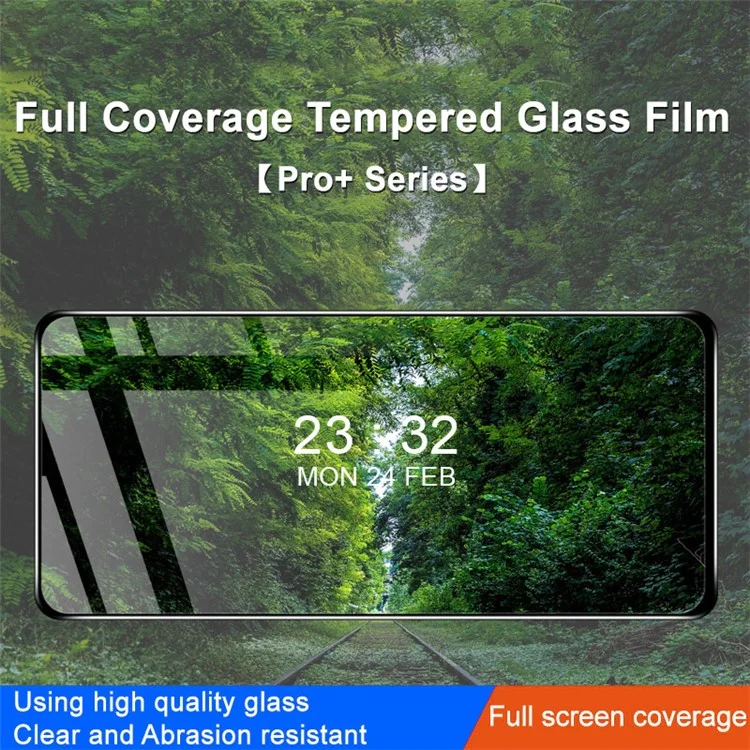IMAK Pro+ Series for Xiaomi Poco X5 Pro 5G / Redmi Note 12 Pro Speed 5G Tempered Glass Full Screen Protector Anti-explosion Ultra Clear Anti-scratch Screen Film