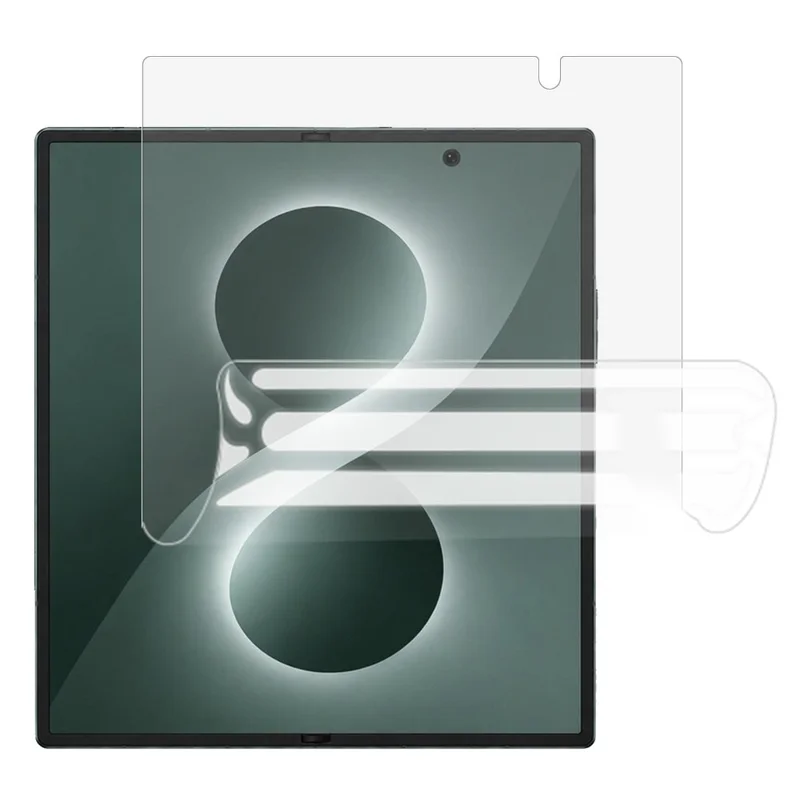Protetor de Ecrã Interno para Samsung Galaxy Z Fold8 Ultra, Filme de Hidrogel TPU Transparente, Sensível ao Toque, Cobertura Total