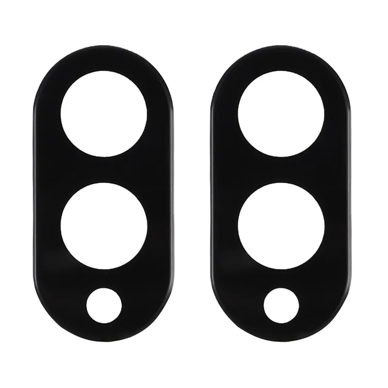 2 Unidades para Samsung Galaxy Z Fold8 Protector de Lente de Cámara con Cobertura Completa Protector de Lente de Vidrio Templado con Serigrafía Negra Borde 3D de Arco - Negro