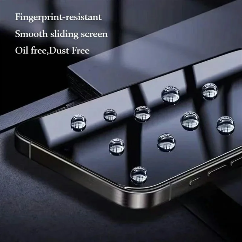 10Pcs for iPhone 17 Pro Max Screen Protector AR Anti-Reflection High Aluminium-silicon Glass Silk Printing Clear Film