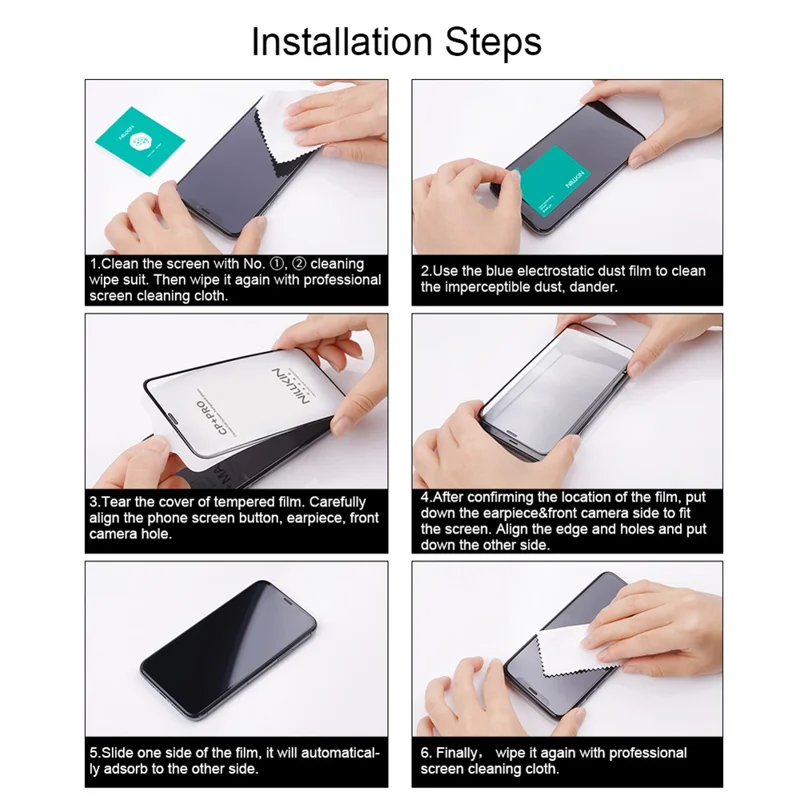 NILLKIN CP+PRO For Samsung Galaxy Z Fold8 Screen Protector Ultra Clear AGC Glass Film - Transparent