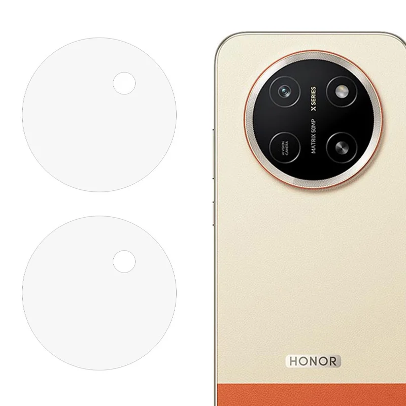 2 Uds. Protector de Lente para Cámara para Honor X80 Pro Max 5G, Película de Vidrio Templado 2.5D - Transparente