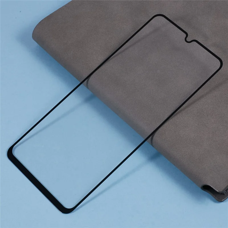 Für Samsung Galaxy A18 4G Vollbild-Schutzfolie Seidendruck Vollkleber HD-Klarfolie - Schwarz