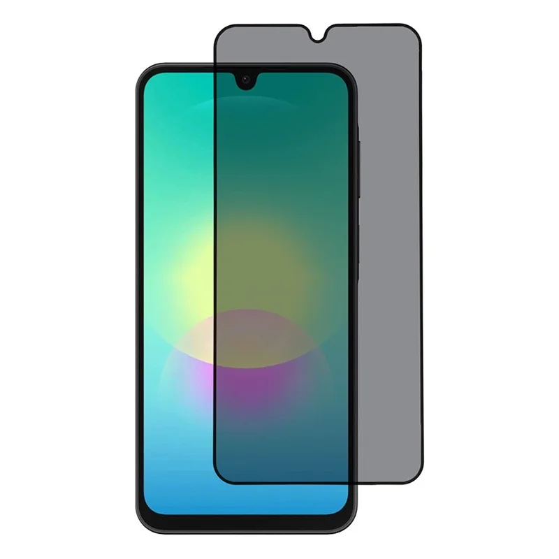 Für Samsung Galaxy A18 4G Anti-Spionage-Displayschutz Silk Printing aus hochwertigem Aluminium-Silizium-Glas