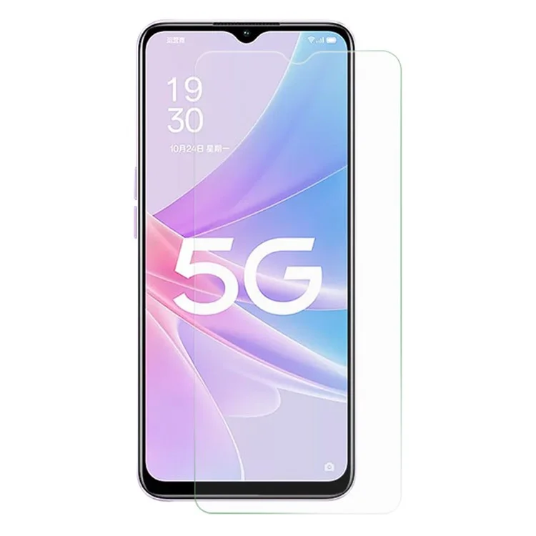Pour Oppo A78 5G Film de verre trempé anti-explosion 0,3 mm Arc Edge Ultra Clear Anti-fingerprint Screen Protector
