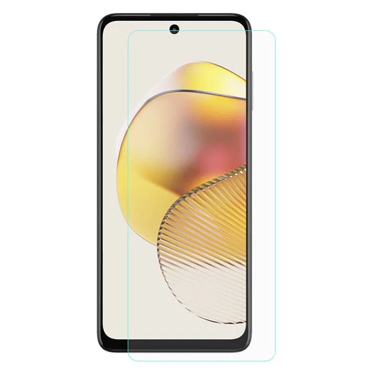 Para Motorola Moto G73 5G Protector de Pantalla de Vidrio Templado 0.3 mm Borde de Arco Película Transparente Anti-explosión