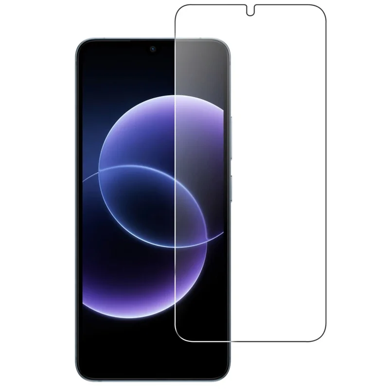 For Xiaomi Redmi 17C 4G Screen Protector 2.5D HD Tempered Glass Film (Not Complete Coverage) - Transparent