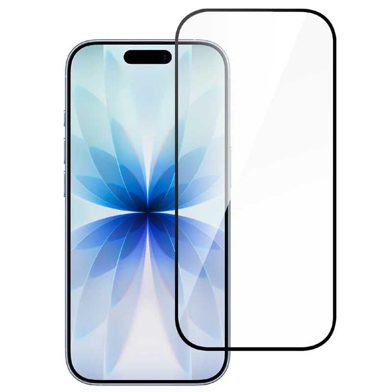 For iPhone 18 Pro Max AGC Tempered Glass with Black Edge Full Glue Full Coverage Screen Protector