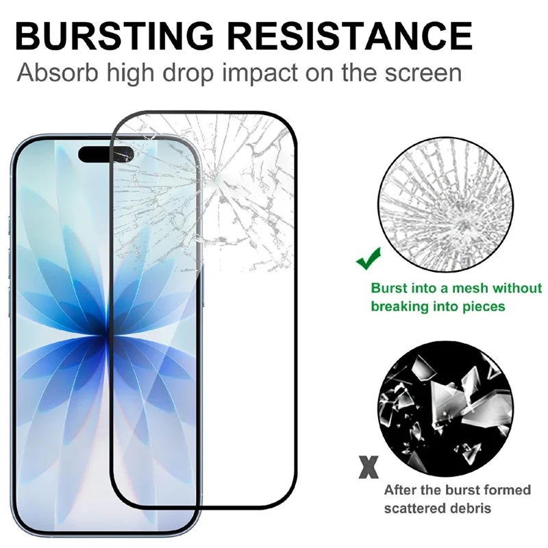 For iPhone 18 Pro Max AGC Tempered Glass with Black Edge Full Glue Full Coverage Screen Protector