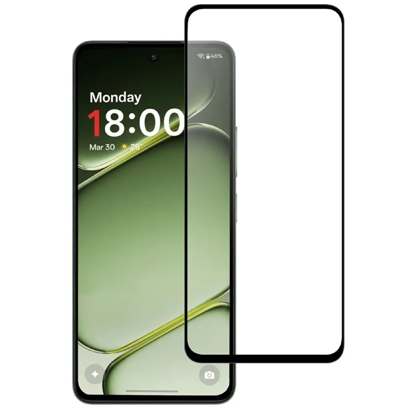 Защитное стекло AGC для OnePlus Nord CE6 Lite 5G с черным краем, полная адгезия клея, защита экрана