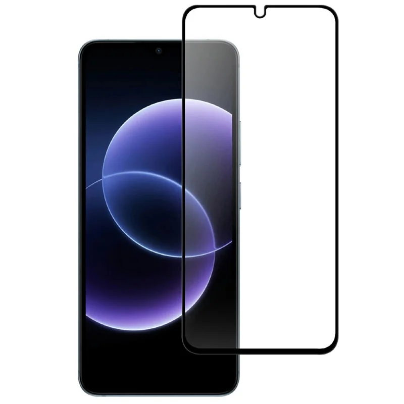 For Xiaomi Redmi 17C 4G AGC Tempered Glass with Black Edge Full Glue Full Coverage Screen Protector