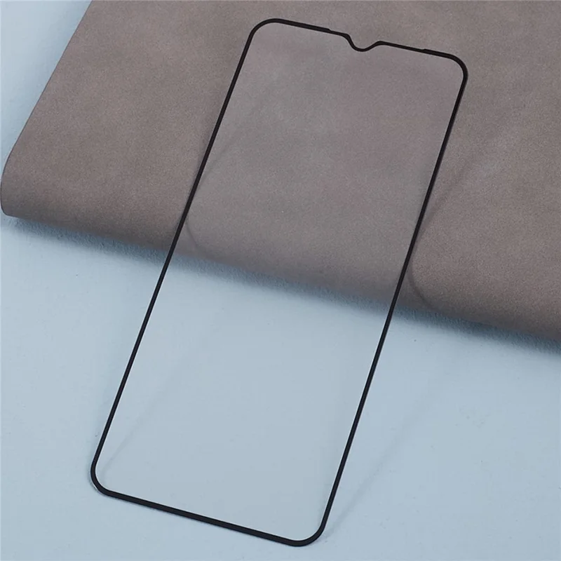 Защитная пленка для Samsung Galaxy A08 4G / A08 5G, с силиковой печатью, полная фиксация, полное покрытие, закаленное стекло, черный край
