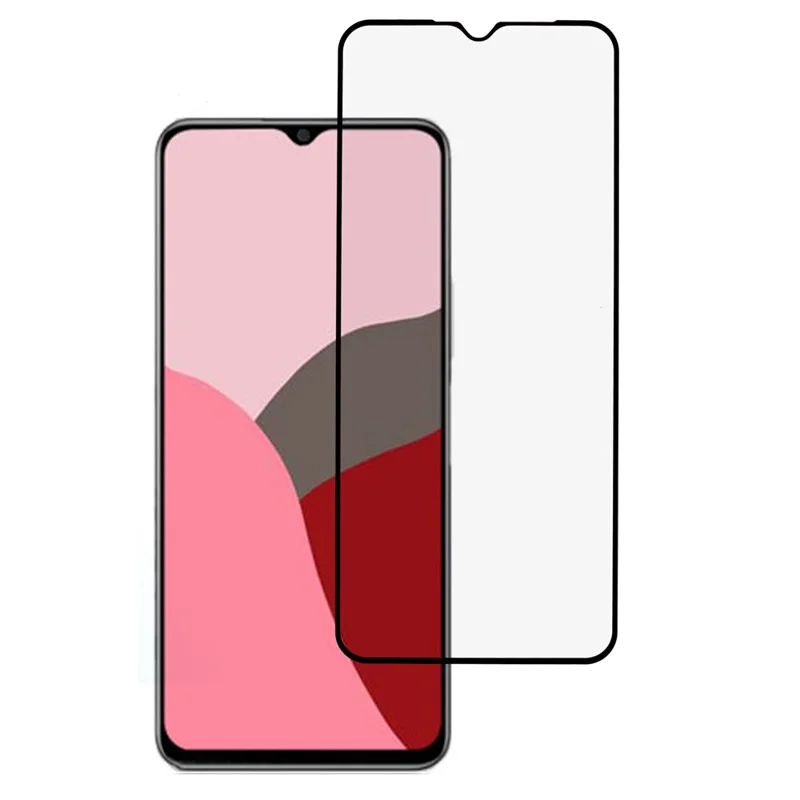 Защитная пленка для Samsung Galaxy A18 4G / A18 5G, с силиковой печатью, полная адгезия, полное покрытие, закаленное стекло - черный край