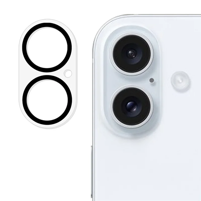 Защитная пленка для камеры iPhone 18 с встроенными черными кругами, защитная пленка из закаленного стекла — прозрачная