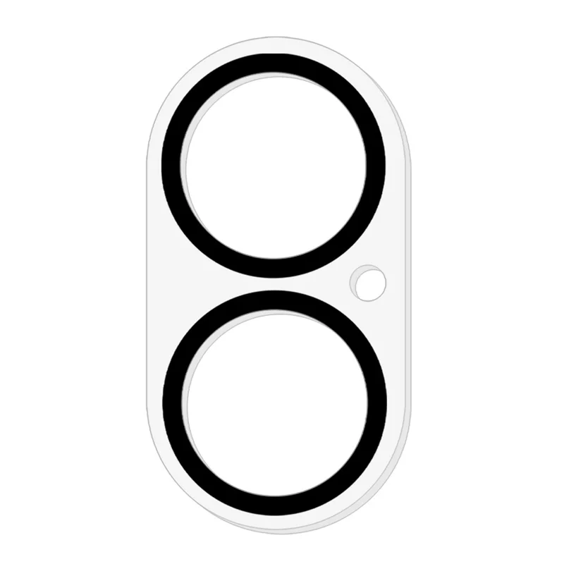 Защитная пленка для камеры iPhone 18 с встроенными черными кругами, защитная пленка из закаленного стекла — прозрачная