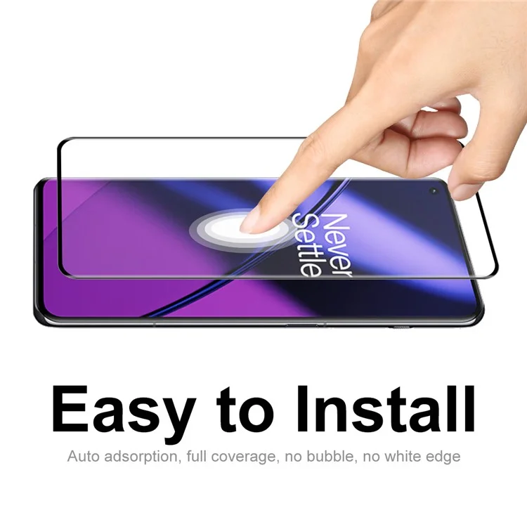 ENKAY HAT PRINCE for OnePlus 11 5G 0.26mm 3D Curved Full Glue Tempered Glass Full Screen Protector Support Fingerprint Unlock