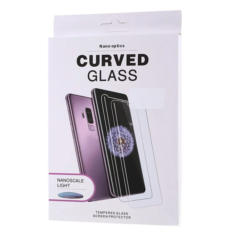 Pour Samsung Galaxy S23 Ultra UV Liquid Curved Tempered Glass Film Full Glue HD Clear Full Screen Protector