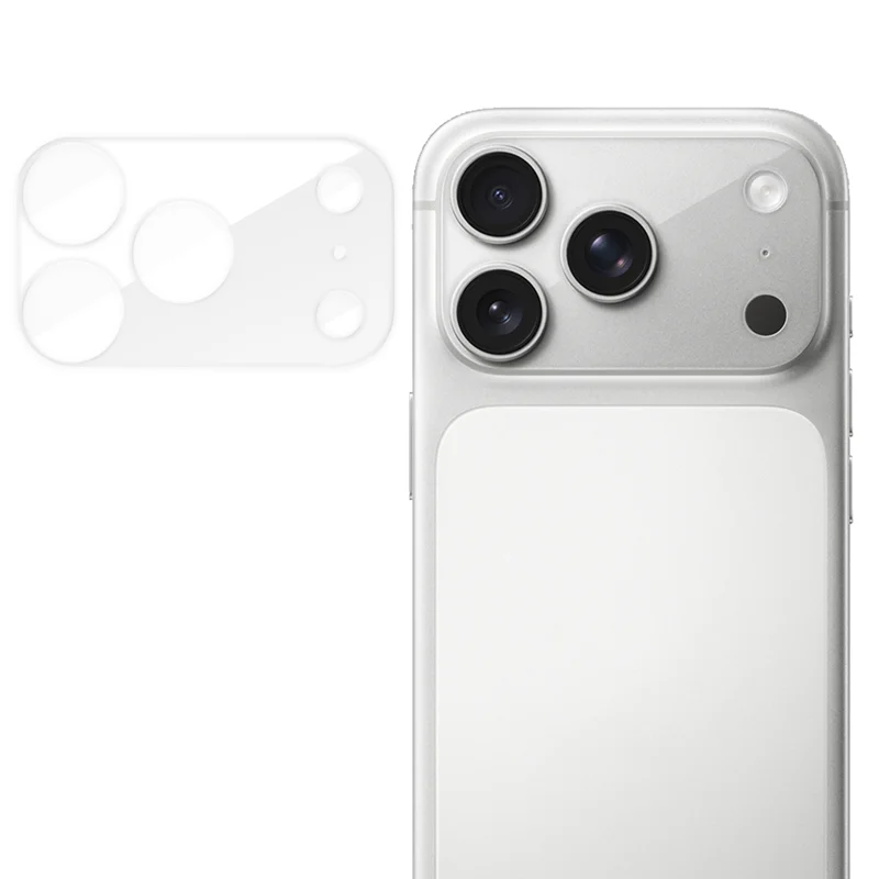 For iPhone 18 Pro Full Cover Camera Lens Protector High Definition Anti Fingerprint AR Tempered Glass Lens Film - Transparent - 1