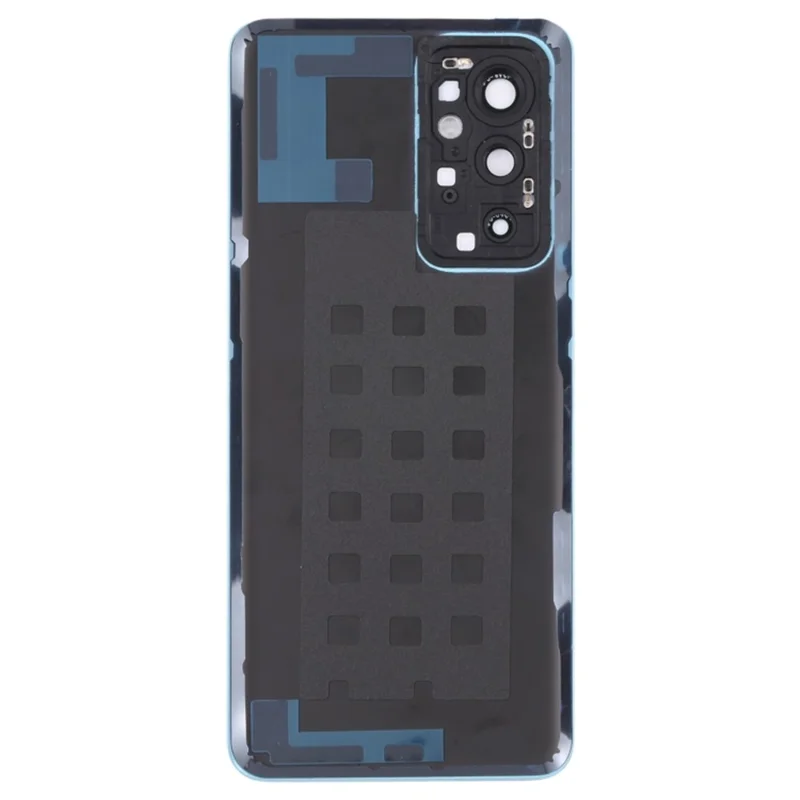 For OnePlus 9RT 5G OEM Battery Housing with Adhesive Sticker + Camera Lens Cover - Blue