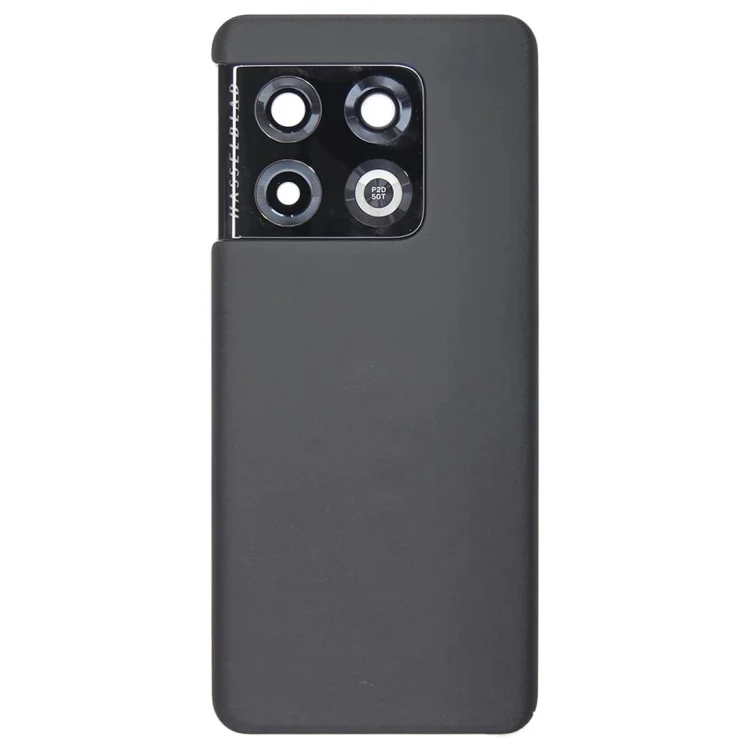 For OnePlus 10 Pro 5G OEM Battery Housing with Adhesive Sticker + Camera Lens Cover - Black