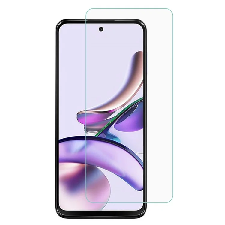 Para Motorola Moto G13 4G Anti-explosion Tempered Glass Screen Protector 0.3mm Arc Edge Film HD Clarity Film