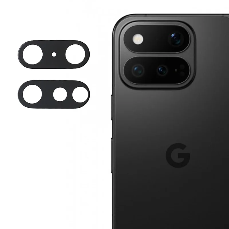 1 Set For Google Pixel 11 Pro Fold Camera Lens Protector 2.5D Arc Edge Silk Printing Tempered Glass Lens Film