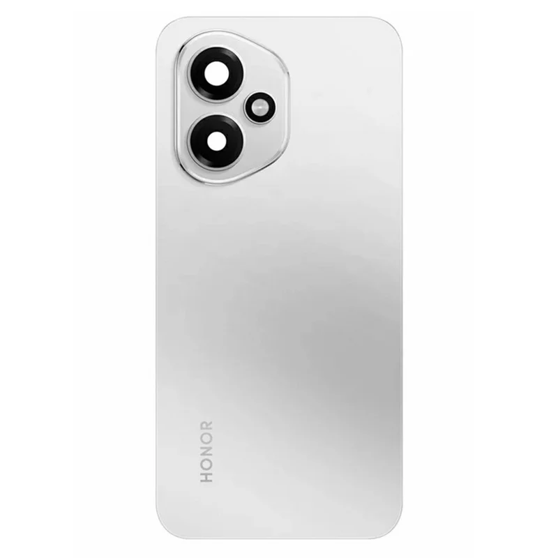 For Honor 400 5G (Global) OEM Battery Housing with Camera Lens Cover - Silver Frost