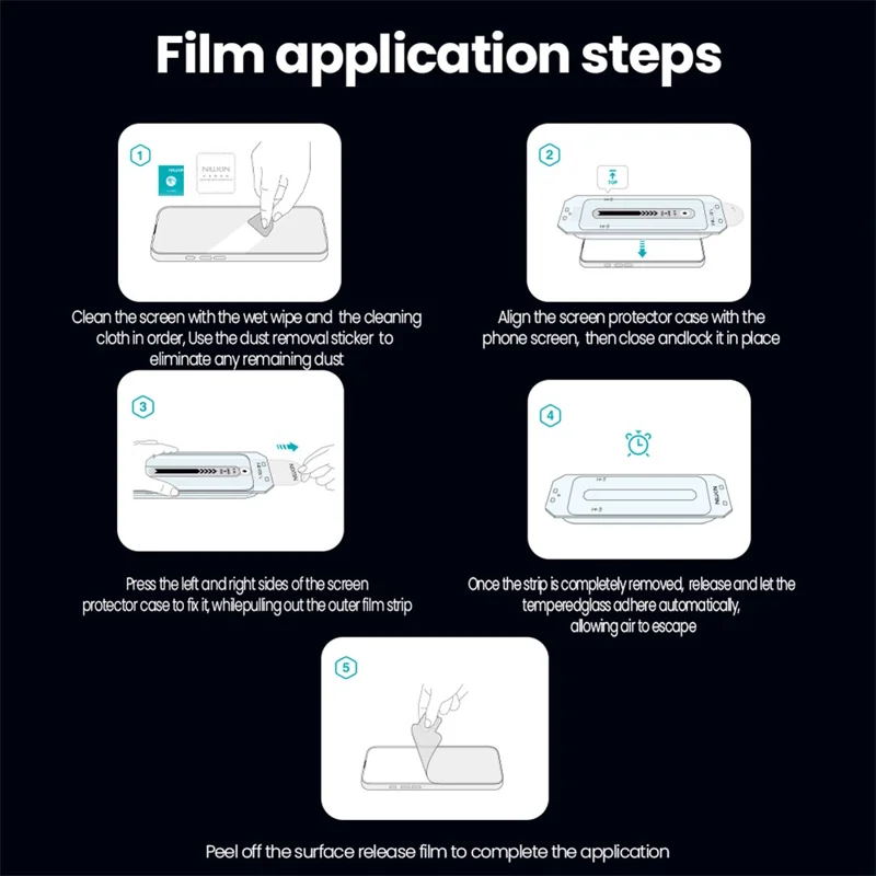 NILLKIN For iPhone 18 Pro Anti-Peep Screen Protector Anti-Scratch AGC Glass Full Screen Film