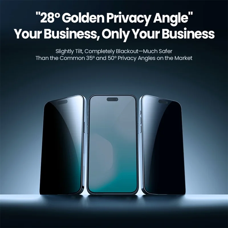 NILLKIN For iPhone 18 Pro Anti-Peep Screen Protector Anti-Scratch AGC Glass Full Screen Film
