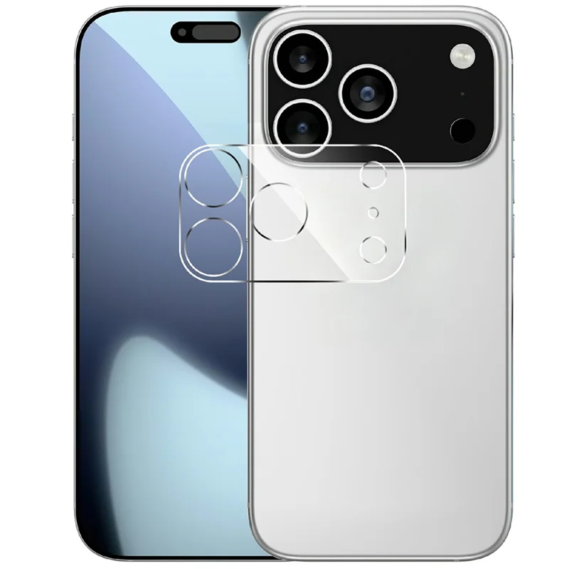 For iPhone 18 Pro Camera Lens Protector Full Covering High Transparency Anti-explosion AGC Glass Rear Lens Film  - Transparent