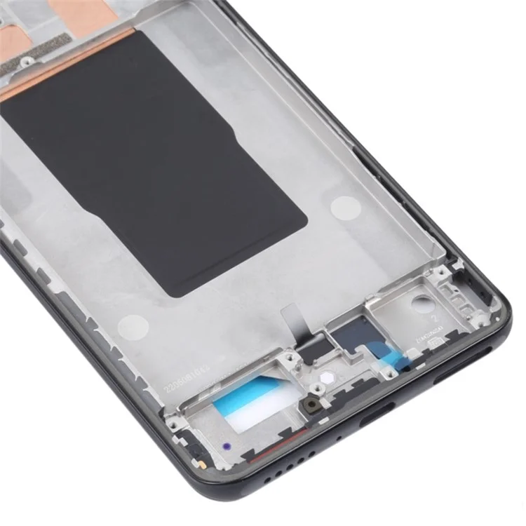 For Xiaomi Redmi K50 Ultra 5G / 12T 5G / 12T Pro 5G Middle Plate Frame Phone Repair Part (A-Side) (without Logo) - Black