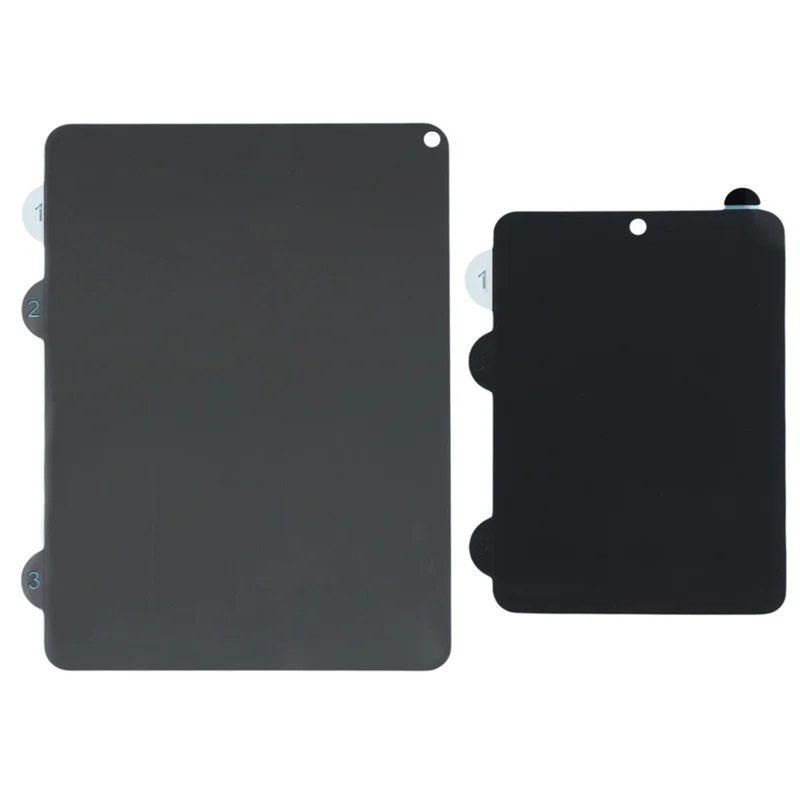 For iPhone Fold Privacy Hydrogel Screen Protector 180-Graders Anti Spy Foran / Bagsiden PET + TPU Film