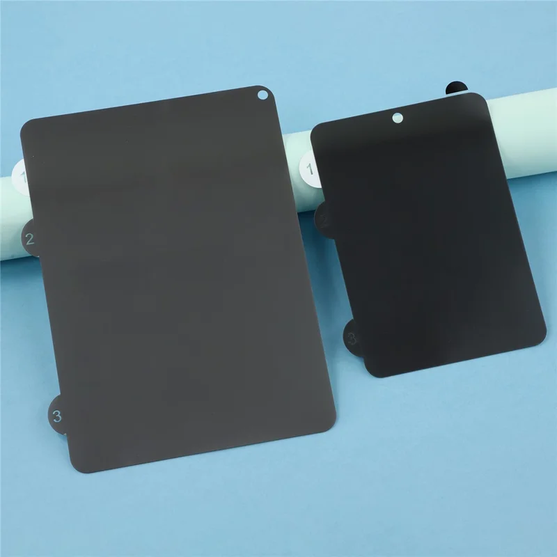 For iPhone Fold Privacy Hydrogel Screen Protector 180-Graders Anti Spy Foran / Bagsiden PET + TPU Film