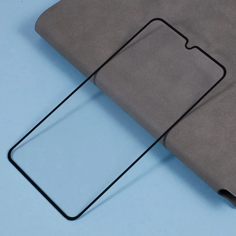 For Xiaomi Redmi 17C 4G Full Screen Protector Silk Printing Full Glue HD Clear Screen Film - Black