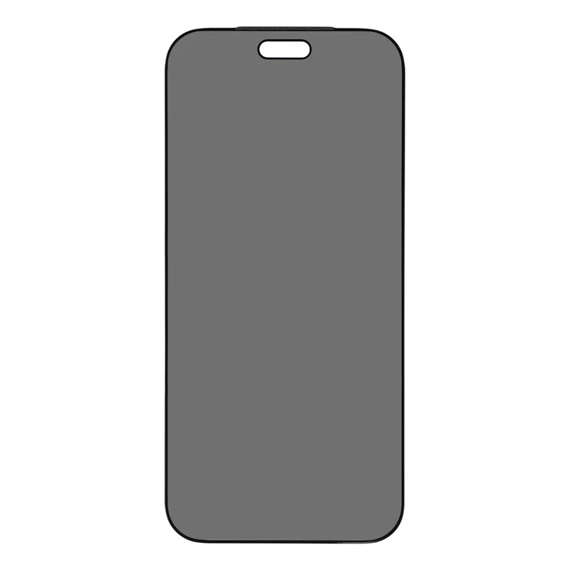 Protecteur d'écran pour iPhone 18 Pro Max, film en verre trempé anti-espionnage avec colle totale et maille anti-poussière