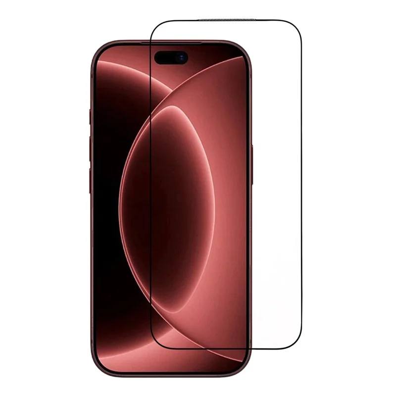 For iPhone 18 Pro Max Screen Protector Full Coverage Silk Printing Tempered Glass Clear Film