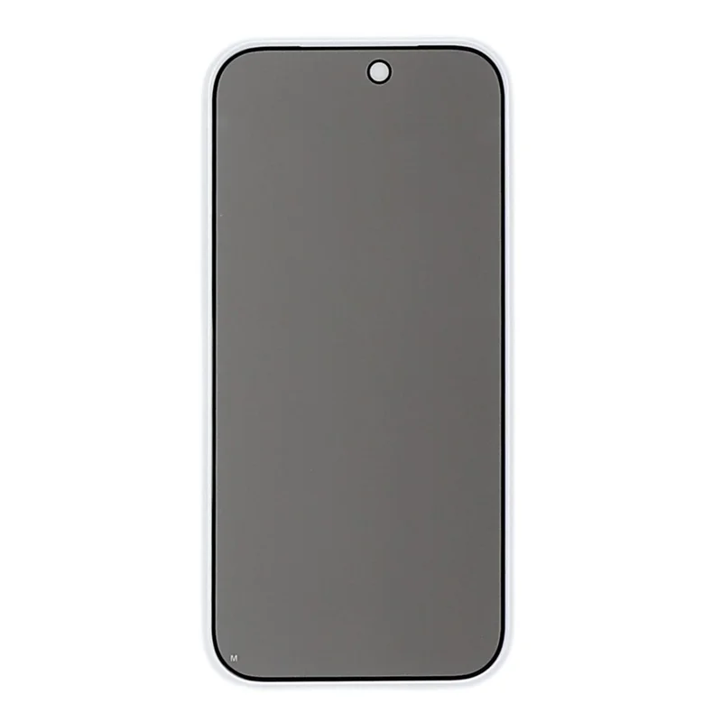 For iPhone 18 Pro Max 180 Degree Anti-Peep Tempered Glass Black Edge Privacy Protection Full Screen Protector, Full Glue - Black