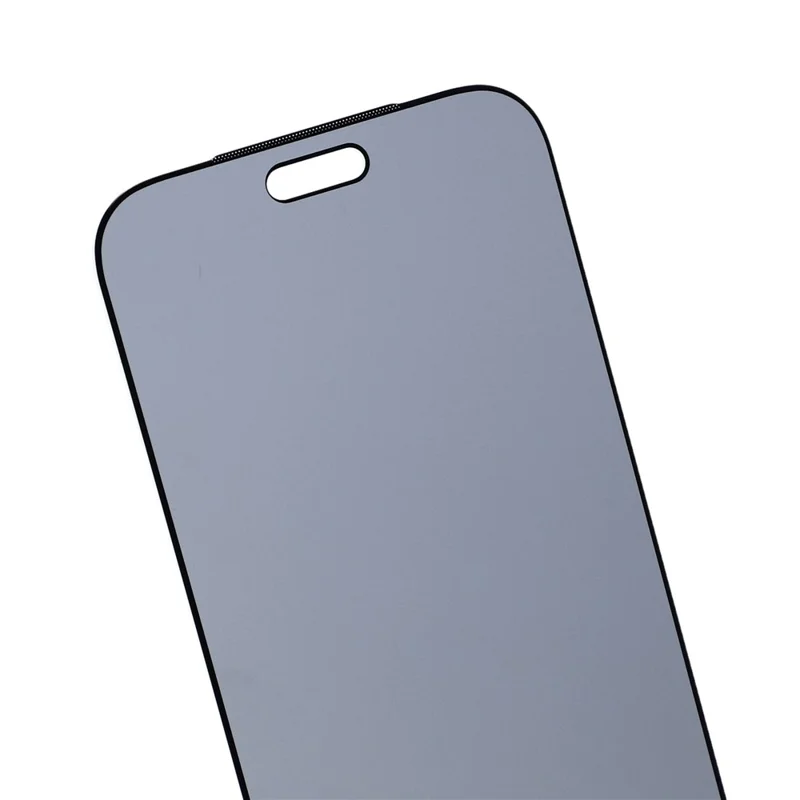 For iPhone 18 Pro Max Screen Protector 360-Degree Anti-Spy Full Coverage Full Glue Matte Tempered Glass Film with Dust-Proof Mesh