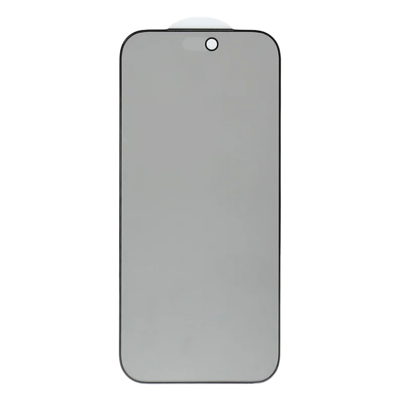 For iPhone 18 Pro Anti-Spy Tempered Glass Full Screen Protector Full Glue Matte Film with Dust-proof Net - Black