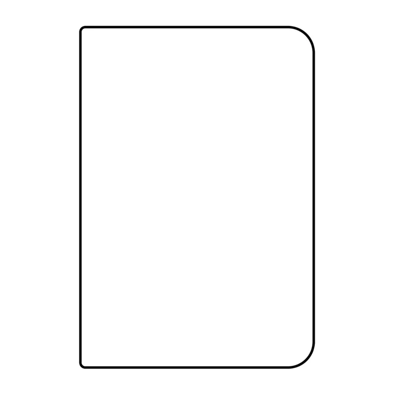 For iPhone Fold Screen Protector Silk Printing Tempered Glass Full Glue Film (Outer Screen)