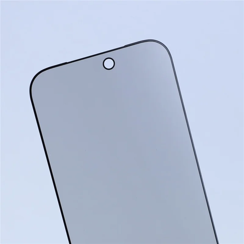 For iPhone 18 Pro 180-Degree Privacy Screen Protector Full Coverage Silk Printing Tempered Glass Film