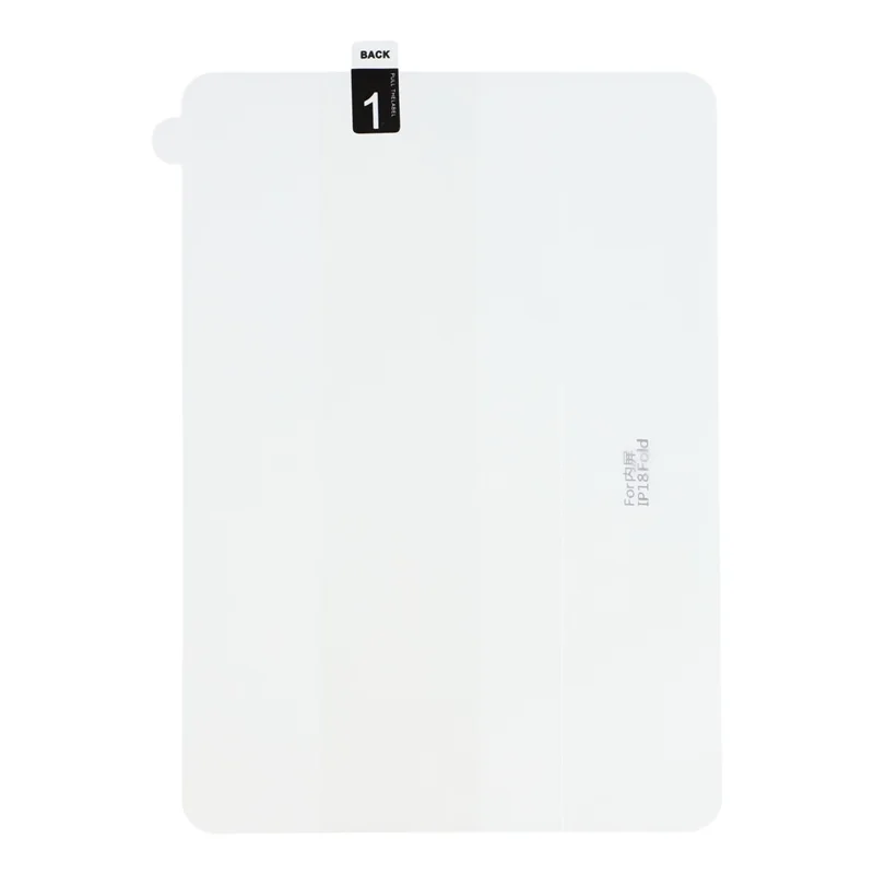For iPhone Duo Screen Protector Set, Front + Back Full Cover TPU+PET Hydrogel Film - Transparent