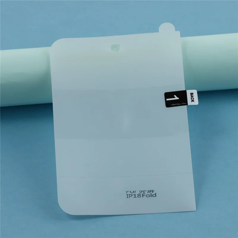 For iPhone Fold Screen Protector Outer Display Soft TPU + PET Transparent Hydrogel Film