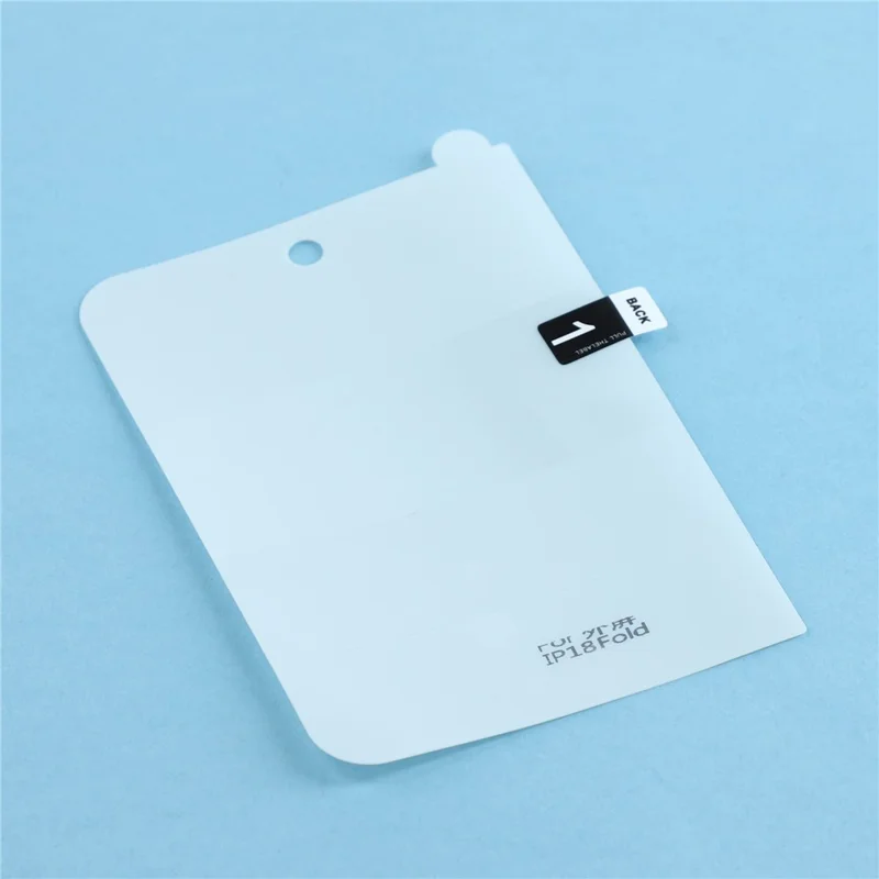 For iPhone Fold Screen Protector Outer Display Soft TPU + PET Transparent Hydrogel Film