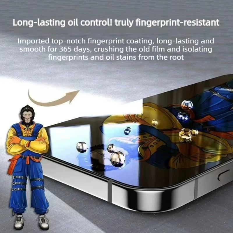 For iPhone 18 10Pcs Full Screen Protector 3D Arc 120C Anti-Static Silk Printing High Aluminium-silicon Glass Film - Transparent - 6