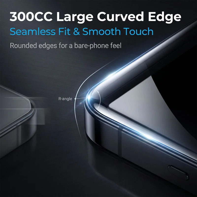 For iPhone 18 10Pcs Screen Protector AR Anti-Reflection High Aluminium-silicon Glass Silk Printing Clear Film - Transparent - 4