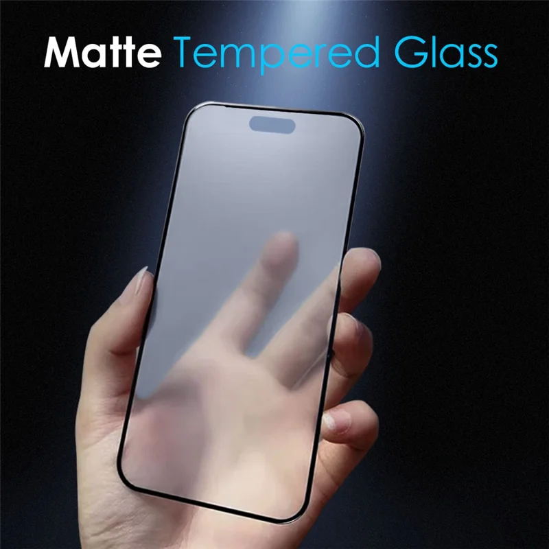 NORTHJO A++ Voor iPhone 18 Pro Max Screenprotector Anti-Vingerafdruk Matte Volledige Dekking Gehard Glas Film